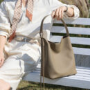 Shoulder Bag Tote Bag Commuting Genuine Leather Women's Bag Cowhide Leather - Better price for wholesale - Gray