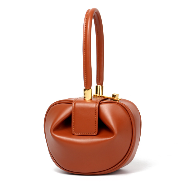 Shoulder Bag Handbag Genuine Leather Underarm Bag Large Capacity New Arrival - Better price for wholesale - Brown