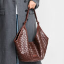 Commuting Genuine Leather Large Capacity Woven Tote Bag New Arrival - Better price for wholesale - Light Purple