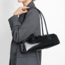 Shoulder Bag Commuting Style Genuine Leather Women's Bag Baguette Bag - Better price for wholesale - Black