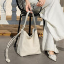 Shoulder Bag Tote Bag Commuting Genuine Leather Women's Bag Cowhide Leather - Better price for wholesale - Beige