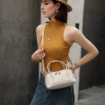 Shoulder Bag Handbag Genuine Leather Underarm Bag Large Capacity New Arrival - Better price for wholesale - Beige