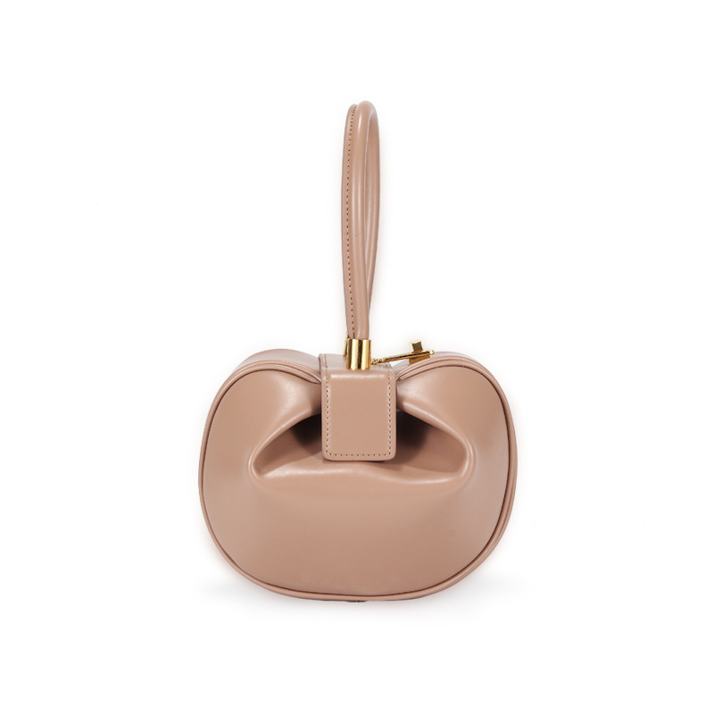 Shoulder Bag Handbag Genuine Leather Underarm Bag Large Capacity New Arrival - Better price for wholesale - Apricot