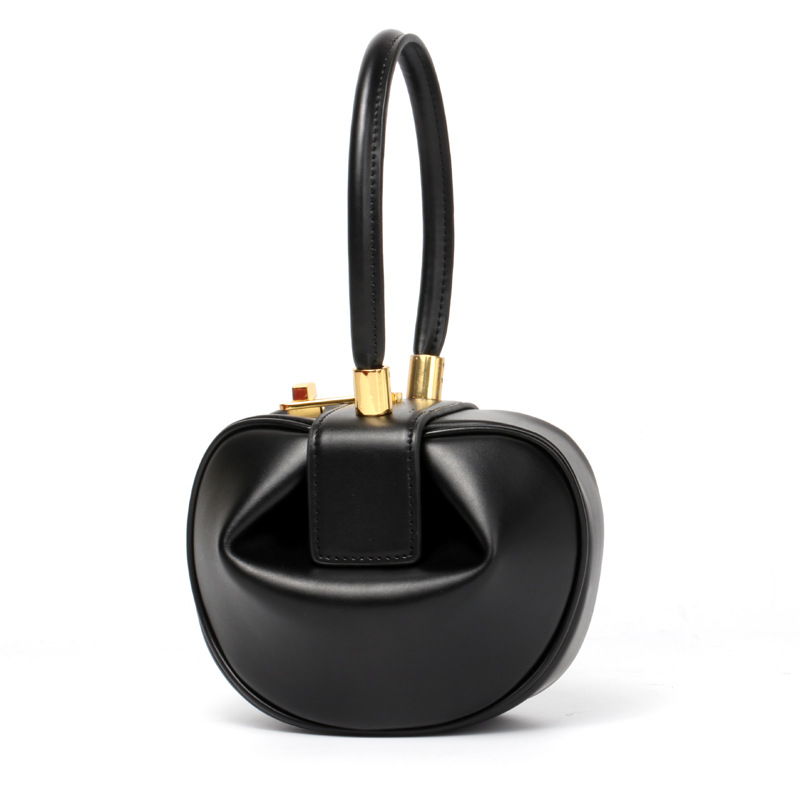 Shoulder Bag Handbag Genuine Leather Underarm Bag Large Capacity New Arrival - Better price for wholesale - Black