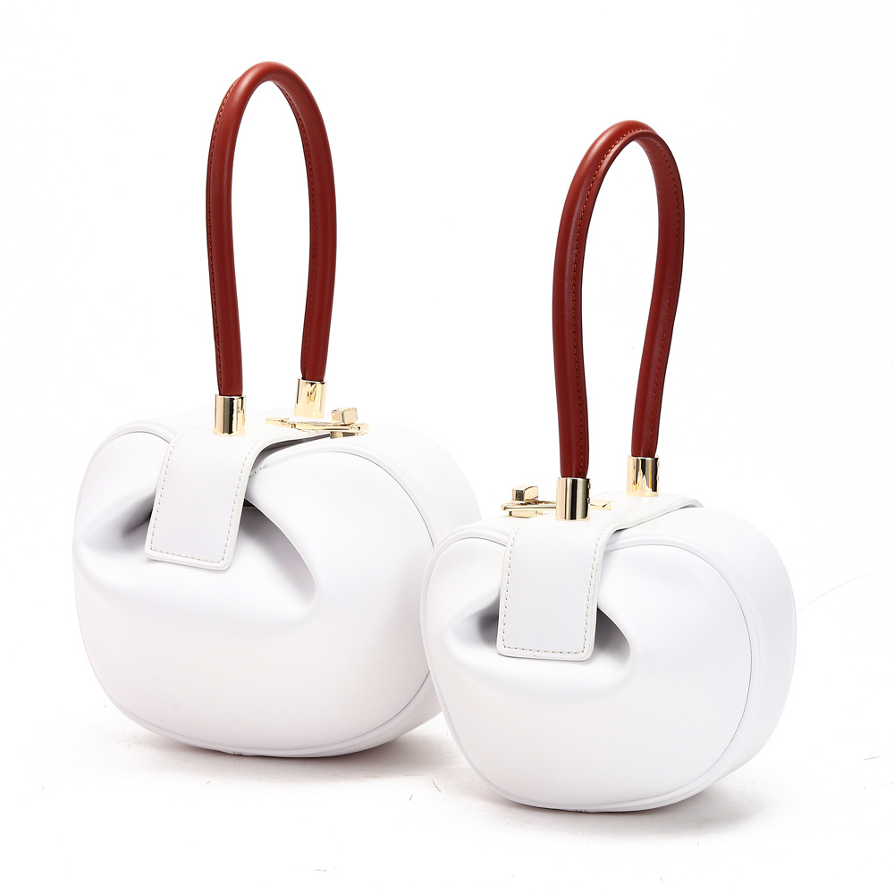 Shoulder Bag Handbag Genuine Leather Underarm Bag Large Capacity New Arrival - Better price for wholesale - White
