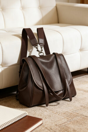 Shoulder Bag Backpack Versatile Genuine Leather Large Capacity Vintage - Better price for wholesale