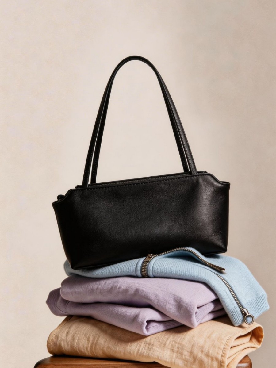 Sheepskin Shoulder Bag Tote Bag Commuting Versatile Korean Style - Better price for wholesale