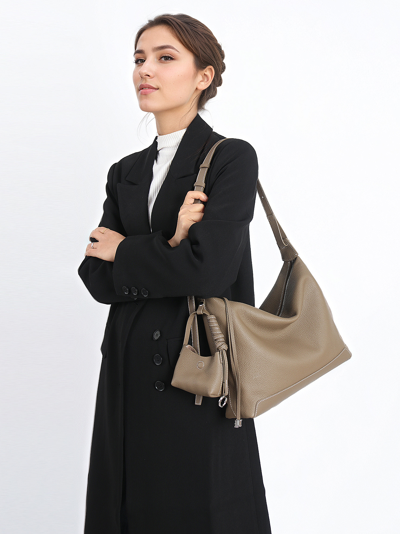 Shoulder Bag Tote Bag Korean Style Genuine Leather Women's Bag Crossbody Bag - Better price for wholesale