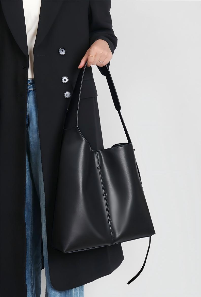 Shoulder Bag Tote Bag Genuine Leather Women's Bag Underarm Bag Large Capacity - Better price for wholesale - Image 4